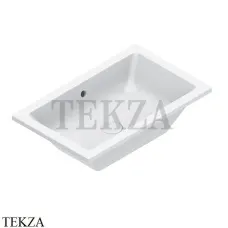 Catalano Zero Раковина встраиваемая, с переливом 60 см 16037ZE00, белый глянец