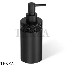 Decor Walther ROCKS Настольный дозатор для мыла или лосьона Swarovski®, черный матовый