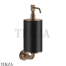 Gessi VENTI20 Дозатор для жидкого мыла настенный черный 65414-708, Copper Brushed