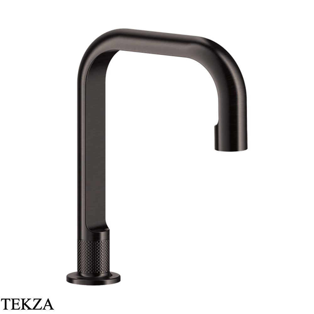 Gessi INCISO Излив для раковины на столешницу 58093-707, Black Metal Brushed PVD