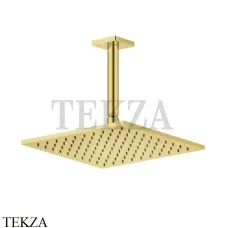 Gessi RILIEVO Потолочная душевая лейка с кронштейном 59155-246, Gold PVD