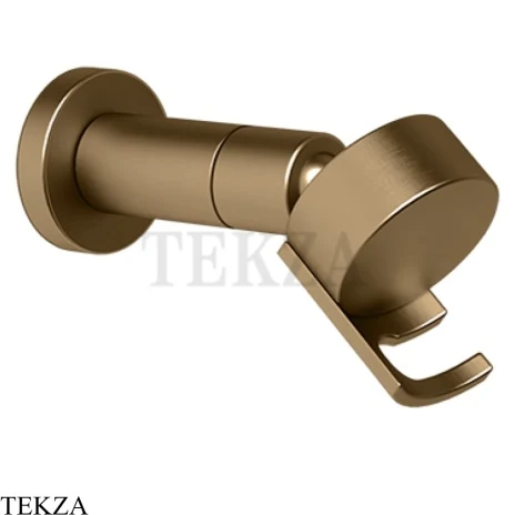 Gessi HI-FI Держатель для ручного душа поворотный 63057-791, Deep Bronze Brushed PVD