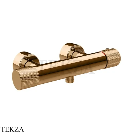 Gessi Habito DIAMANTATO Смеситель термостатический для душа 70633-735, Warm Bronze PVD