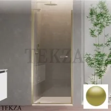 Duka natura 4000 Дверь в нишу распашная 100 крепеж слева, A-DTNL1000BRPA10, brass pearl