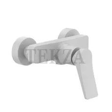 Gessi RILIEVO Смеситель для душа настенный 59031-279, белый матовый