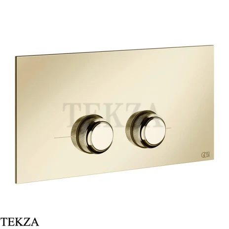 Gessi VENTI20 Клавиша смыва для инсталляции Viega Prevista 54661-710, Brass PVD