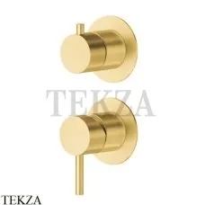 Newform X-Steel 316 Смеситель для душа 2 потока, внешняя часть, 69665EX.59.097, PVD Brushed gold Newform X-Steel 316 Смеситель для душа 2 потока, внешняя часть, 69665EX.59.097, PVD Brushed gold