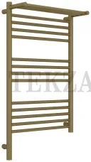 Сунержа Богема 3.1 Полотенцесушитель электрический с полкой 800х500 МЭМ левый 032-6006-8050, Матовое золото