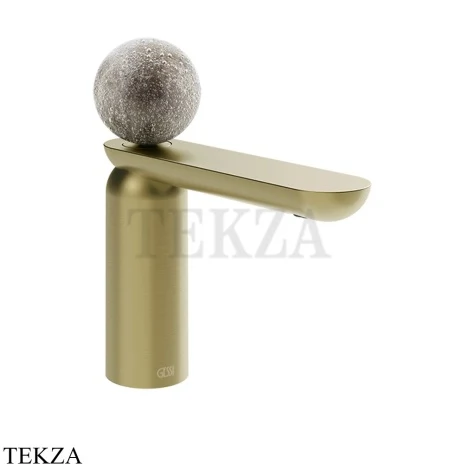 Gessi Perle Смеситель для раковины, с донным клапаном 74651-727, шампань Brushed