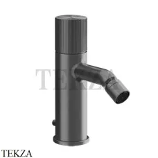 Gessi Habito RIGATO Смеситель для биде, с донным клапаном 70507-707, Black Metal Brushed