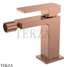Boheme Qubic Смеситель для биде однорычажный, без гарнитура 476-CB, Copper Brushed