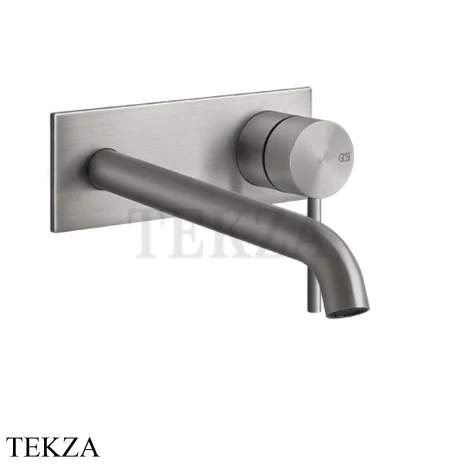 Gessi 316 FLESSA Смеситель для раковины, внешняя часть, 17-20 см 54090-239, Steel Brushed