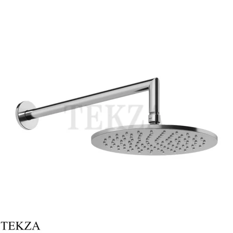 Gessi ANELLO Верхняя лейка с кронштейном D25 см 63348-031, хром глянец