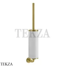 Gessi VENTI20 Ершик туалетный настенный белый 65419-716, Gold Br. PVD