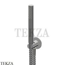 Newform Душевой комплект с ручной лейкой стержневой INOX 69645X.59.064, PVD Brushed gun metal