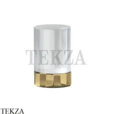 Fantini Venezia Ручка хрусталь - матовый белый 29P6N748CH, Matt British Gold