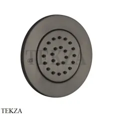 Gessi INCISO SHOWER Боковая форсунка поворотная, внешняя часть 32982-707, Black Metal Brushed