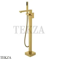 Boheme Qubic Смеситель для ванны напольный, с гарнитуром 479-BR, Bronze