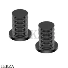 Ritmonio Diametro35 Impronte RIGO Ручки для смесителя PR51MB013 F31, Frosted Black Chrome