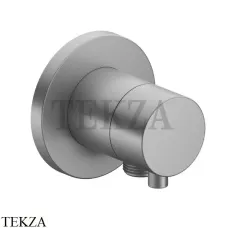 Keuco IXMO Comfort Вентиль переключатель, 3 потока, с выводом шланга, круг, внешняя часть 59548171101, алюминий finish