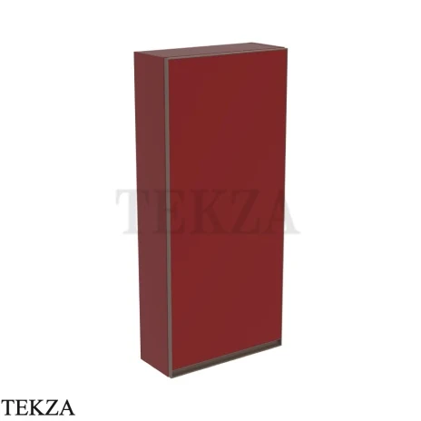 Flaminia Cubika шкаф-пенал подвесной 50×20,8×112,5 см, 1 дверца, бордовый Bordeaux матовый