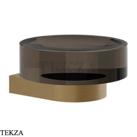 Gessi Perle Мыльница настенная, круглая 74812-791, бронза Deep