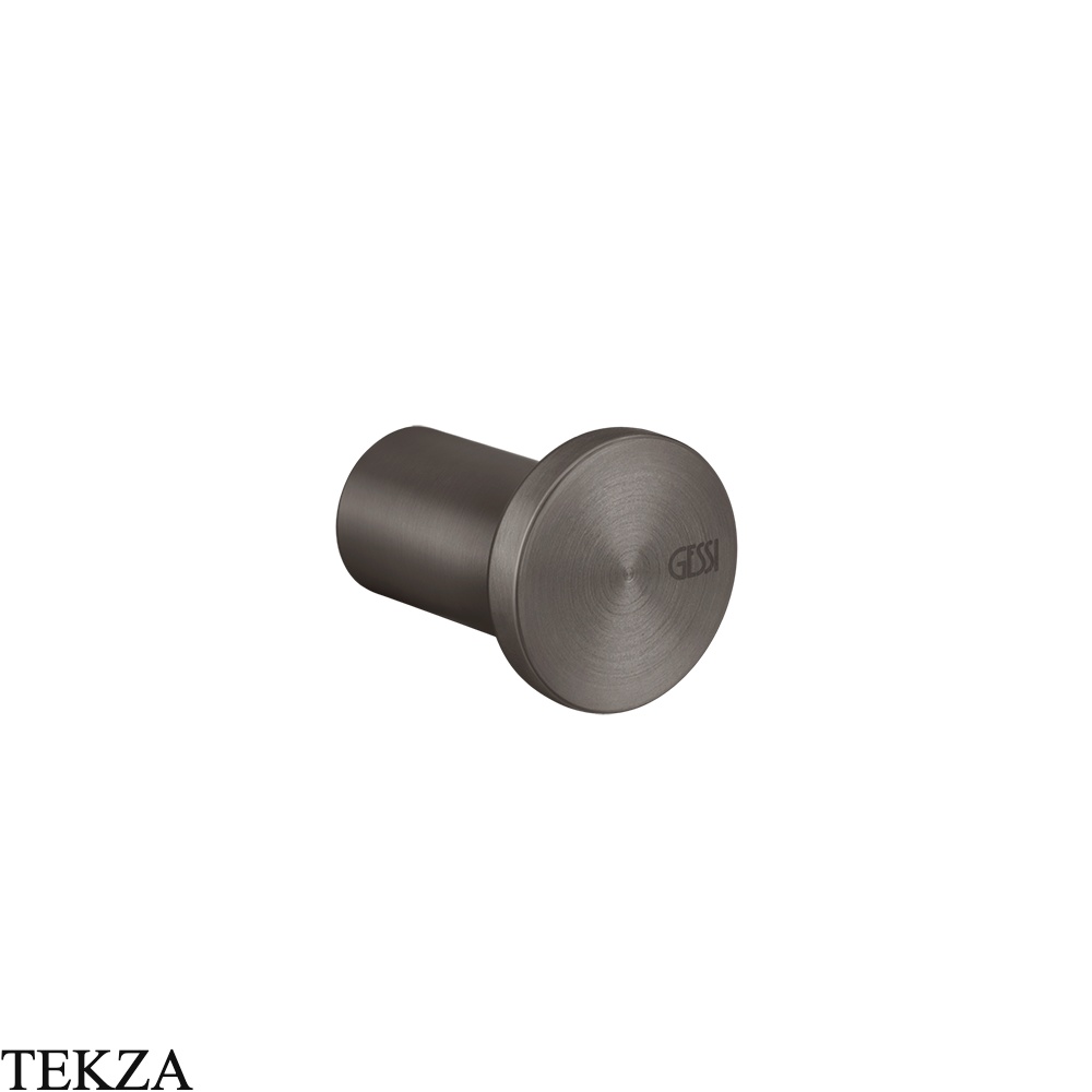 Gessi 316 ACCESSORIES Крючок для халата и полотенец 54821-707, Black Metal Brushed PVD