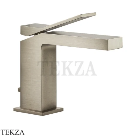 Gessi RETTANGOLO K Смеситель для раковины с донным клапаном 53001-149, Finox Brushed Nickel