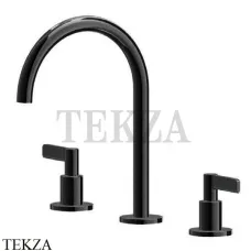 Newform Blink Chic Смеситель для раковины, без гарнитура 71001.01.093, Черный матовый