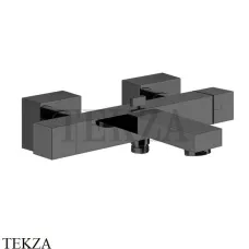 Gessi RETTANGOLO K Смеситель термостатический для ванны и душа 20111-707, Black Metal Brushed