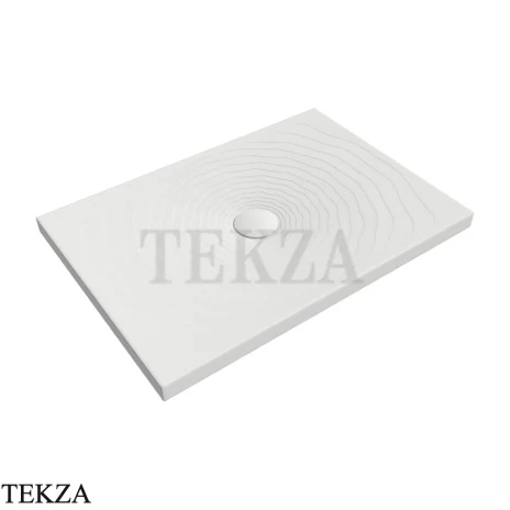 Flaminia Water Drop душевой поддон 100×70×5,5 см, белый Latte матовый