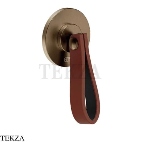 Gessi Pelle Laccetto Смеситель-рычаг управления, внешняя часть, 78409-447, Red Cherry/Coffee Bronze Br. PVD