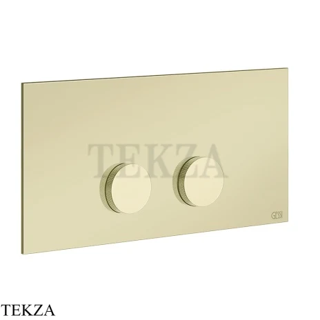 Gessi ANELLO Клавиша смыва для инсталляции viega prevista, Villeroy&Boch 54633-710, Brass PVD