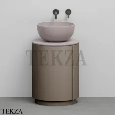 CIELO Arcadia Tiberino Тумба TIMOPC с раковиной Cipria, слив в стену, Arenaria