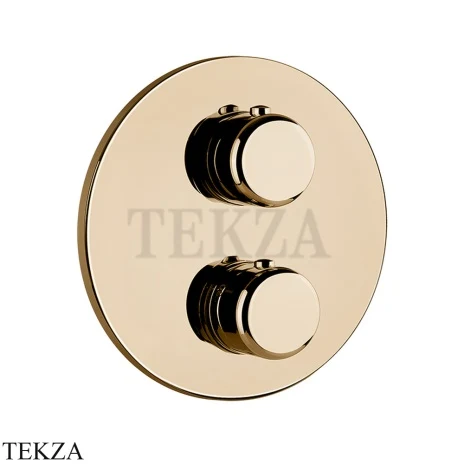 Gessi Goccia Термостат для душа на 3 выхода, внешняя часть 33846-735, Warm Bronze PVD