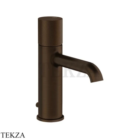 Gessi Habito DIAMANTATO Смеситель для раковины, с донным клапаном 70601-845, Dark Bronze