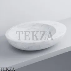 Cielo Le Giare Раковина накладная, без перелива LGLA60 CS, Carrara Statuario
