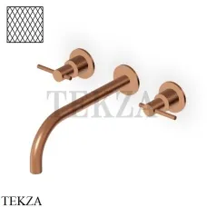 Zucchetti Helm Diagonal Смеситель для раковины, внешняя часть ZHL761.XP91G3, brushed copper PVD