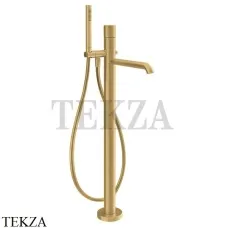Gessi Habito CESELLO Смеситель для ванны напольный, внешняя часть 70428-727, Brushed Brass