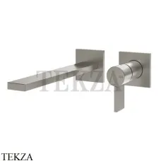 Gessi Inverso Diamantato Смеситель для раковины, внешняя часть 73688-149, Finox Brushed Nickel