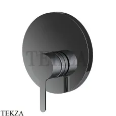 FIMA Carlo Frattini SNAP Смеситель для душа, внешняя часть F3119E1CS, Brushed black chrome