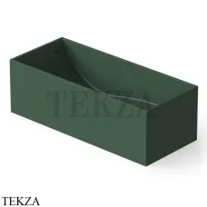 Dea Design Modern Ванна отдельностоящая прямоугольная 170x72 Solid Surface DD8607 1700 11, Dark Green №11