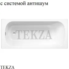 BETTE BETTEFORM Встраиваемая прямоугольная ванна 2947-000 AD, сталь, с системой антишум, белый глянец