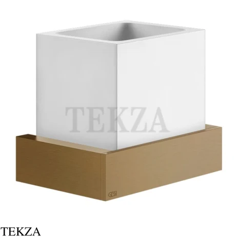Gessi Rettangolo Стакан для щеток настенный, композит белый 20807-791, Deep Bronze Brushed PVD
