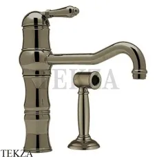 Nicolazzi Cucina Смеситель для кухни с верхней ручкой и отдельным душем, Brushed black nichel