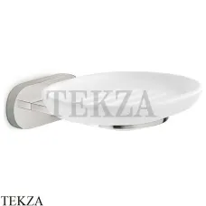 Newform O’RAMA Мыльница подвесная с держателем, керамика 67200.M0.070, Titanium satin