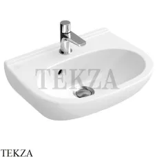 Villeroy & Boch O.NOVO Раковина подвесная, с переливом 53605001, белый глянец