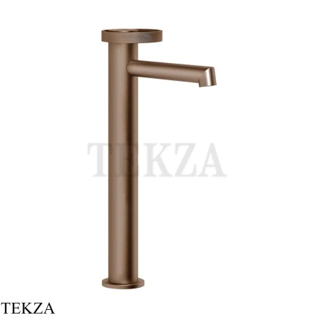 Gessi ANELLO Смеситель для раковины высокий, без донного клапана 63304-708, Copper Brushed PVD