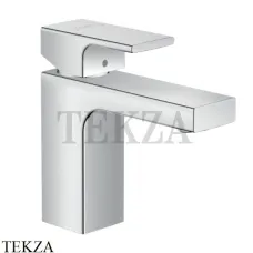 Hansgrohe Vernis Shape Смеситель для раковины, с донным клапаном 71561000, хром глянец Hansgrohe Vernis Shape Смеситель для раковины, с донным клапаном 71561000, хром глянец