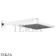 Dornbracht Верхний душ с настенным креплением, прямоугольная розетка 28786710-00, хром глянец